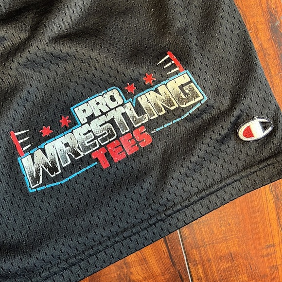Original Pro Wrestling Tees mesh champion Shorts - Picture 3 of 4